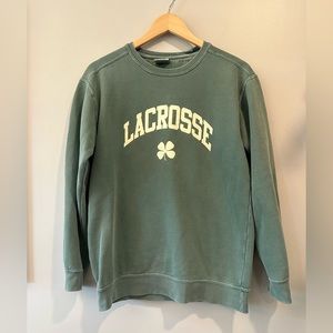 Irish Lacrosse Comfort Colors Sweatshirt sz‎ Small